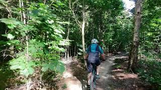 DJI Neo - follow mode - quick test mountainbike uphill