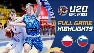 Poland  vs Slovenia  | Extended Highlights | FIBA U20 EuroBasket 2024