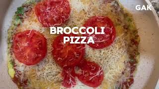 How to Make a Broccoli Pizza Without Flour or an Oven!