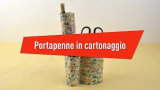 Portapenne in cartonaggio