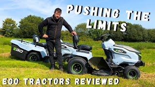 Should You Buy an EGO LAWN TRACTOR? - We Test Them Both to find out!