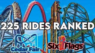 Ranking EVERY Cedar Fair AND Six Flags Roller Coaster I've Ridden