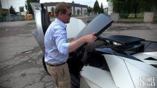 How to remove the roof of a Lamborghini Aventador Roadster