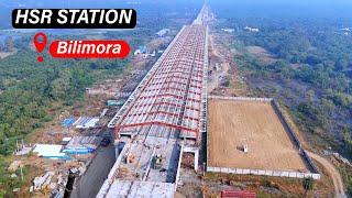 Bullet Train Station Bilimora Update | #4k