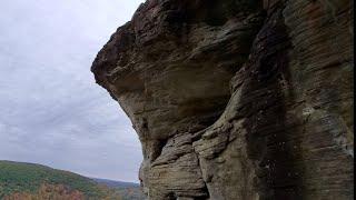 Best Secret Ledge In Our Area - rock climbing & view