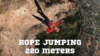 Rope Jumping in Turkey 220 METERS - (RJTurkey Team) Kayacı Vadisi, Mersin, Erdemli