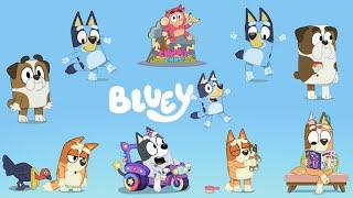 Bluey End Credits Compilation Season 2 Disney Junior Cartoon