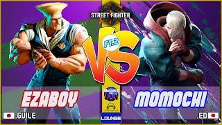 Street Fighter 6  ezaboy (guile) VS Momochi (Ed)  lounge High level gameplay