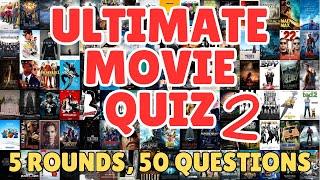 ULTIMATE MOVIE QUIZ! Film Trivia, Characters, Posters, Quotes, Actors (5 Rounds, 50 Questions) No.2