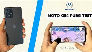 Motorola Moto G54 PUBG Test |MAX Settings Performance Review