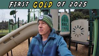 Park Metal Detecting: Found FIRST GOLD of 2025