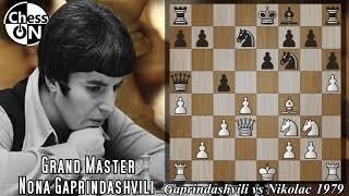 Best Chess Games Ever! Nona Gaprindashvili vs Juraj Nikolac 1979