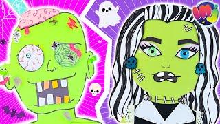  CAMBIOS de LOOK de MONSTER HIGH y ZOMBIE en HALLOWEEN ‍️  