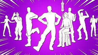 All Copyrighted Fortnite Dances & Emotes! (Line Dancin' Popular Vibe, Independence, Get Griddy)