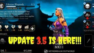 MK Mobile Update 3 5 is here! Sindel, Tanya??? Let's take a look!