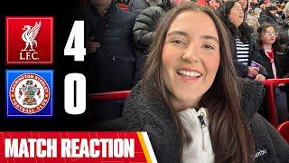 Rio Is Exciting & Trent Scores Worldie! | Liverpool 4-0 Accrington Stanley | Chloe’s Match Reaction