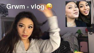 Grwm to go to the mall + vlog