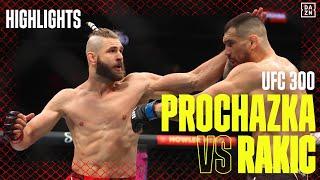 Jiri Prochazka vs Alexandar Rakic | UFC 300 | DAZN Highlights