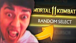 Picking RANDOM SELECT in Every Game Made Me RAGE... (Mortal Kombat 11)