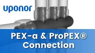 Uponor PEX-a Tubing & ProPEX® Connection Animation