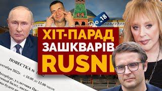 Шок! СКАБЄЄВА сказала ПРАВДУ / ПУГАЧОВА нап*зділа / СОЛОВЙОВ плаче — хіт-парад зашкварів RUSSNI №18