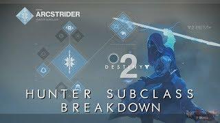 Destiny 2 - Hunter Subclass Breakdown