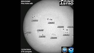 Daily Sunspots: December 26, 2024 #sun 12/26/24 #PinoAstro