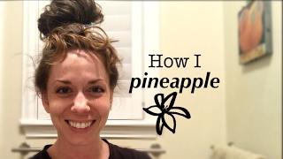 How to "pineapple" this long hair | Alyson Lupo