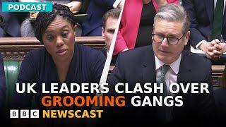 UK Prime Minister Keir Starmer clashes with opposition leader over grooming gangs | BBC Newscast