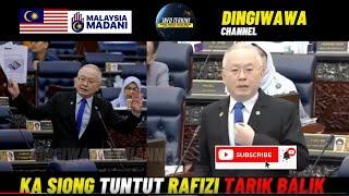 MP AYER HITAM TUNTUT RAFIZI TARIK BALIK !