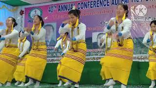 Isor ke ko kidare || adi Christian dance || #@ Yingkiong Baptist Church - Youth perform