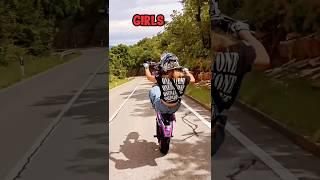 Boys Vs Girls Bike Riding  | Bike Riding || #Shorts #bikeriding #bikeshorts