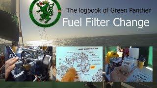 Fuel filter change on a sailboat - stage 1 and 2