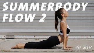 Summerbody Yoga Flow Teil 2 | Ganzkörper workout für Bauch Beine Po Arme