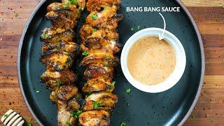 You Won't Believe How Good These Bang Bang Chicken Skewers Are! 