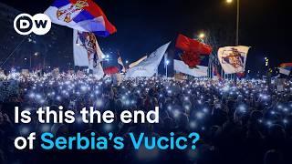 Protesters in Serbia put pressure on President Vucic | DW News