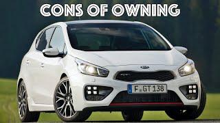 What are the cons of owning a Kia Ceed II?