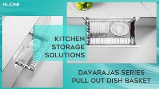 NUOMI | Kitchen Storage Solutions | Davarajas Series Pull Out Bowl and Dish Basket