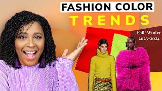Fashion Color Trends Fall 2023 Winter 2024 | Pantone Colors