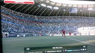 Gol de CR7picada en el area a Neuer Pes 2014.mp4