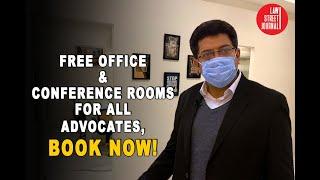 #FreeOffice and #ConferenceRooms for all #Advocates,  Book now! #LawstreetJournal #Lawyer