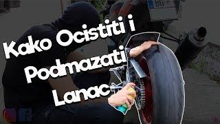 Kako Ocistiti i Podmazati Lanac na Motoru - Srpski MotoVlog 2017 - ShoneSan