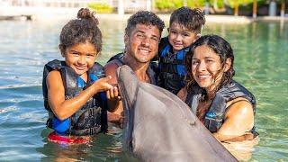 Our Kids Swim with Dolphins for the First Time!!!