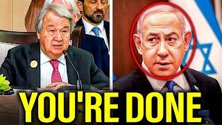 UN Chief Is Not backing Down! Embarrasses Israel Live In His Viral Speech!