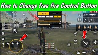 how to change free fire button control setting || free fire mein kelne button ko Chhota kaise karen
