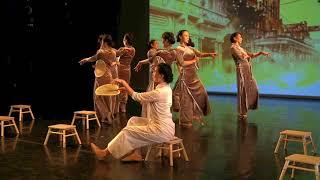 Chinese dance -  traditional Qipao dance 'moonlight' - Performed in The place