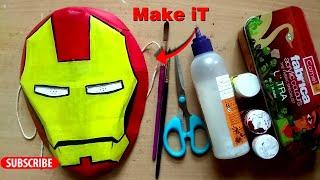 How to make IRON MAN Mask easy | AVENGERS Mask