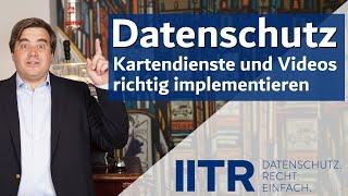 Implementierung von Karten-Diensten und Videos #dsgvo #datenschutz