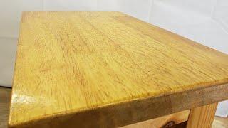 How to get a PERFECT FINISH on a table top | Woodworking 101