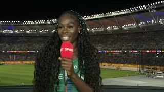 Rhasidat Adeleke reflects on finishing fourth in the World 400m Final